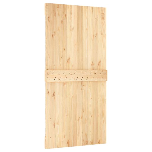 Преплъзваща се врата Естествено и бяло 100 x 210 cm