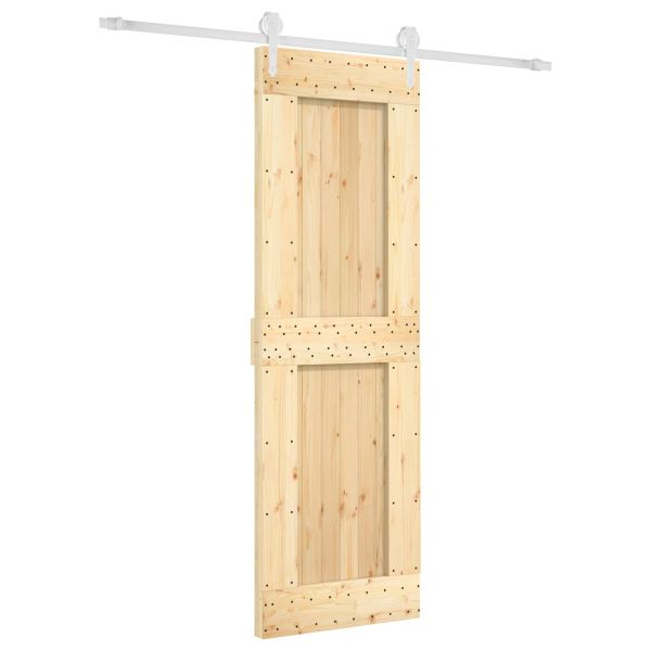 Преплъзваща се врата Естествено и бяло 70 x 210 cm