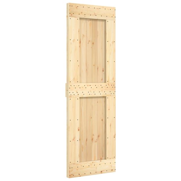 Преплъзваща се врата Естествено и бяло 70 x 210 cm