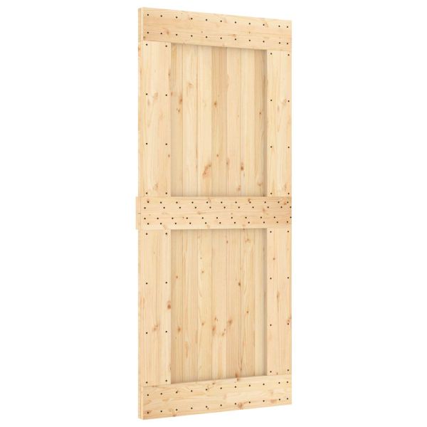 Преплъзваща се врата Естествено и бяло 90 x 210 cm