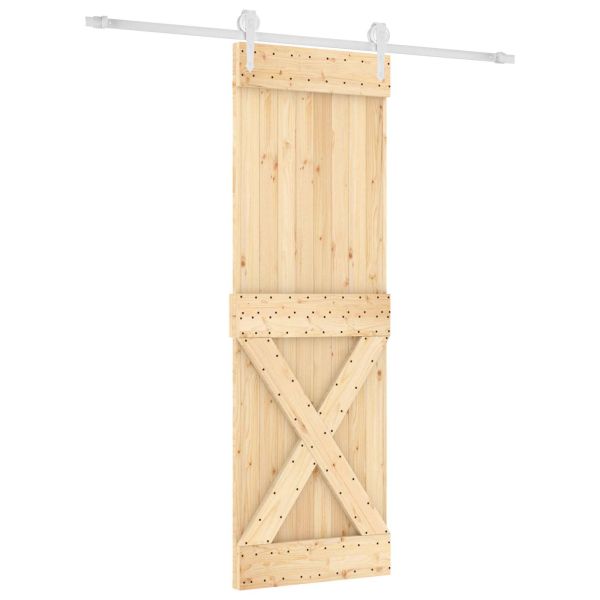Преплъзваща се врата Естествено и бяло 70 x 210 cm