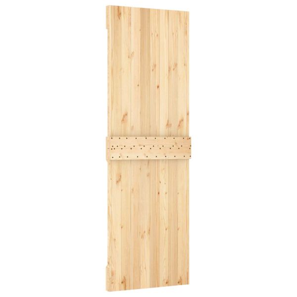 Преплъзваща се врата Естествено и бяло 70 x 210 cm