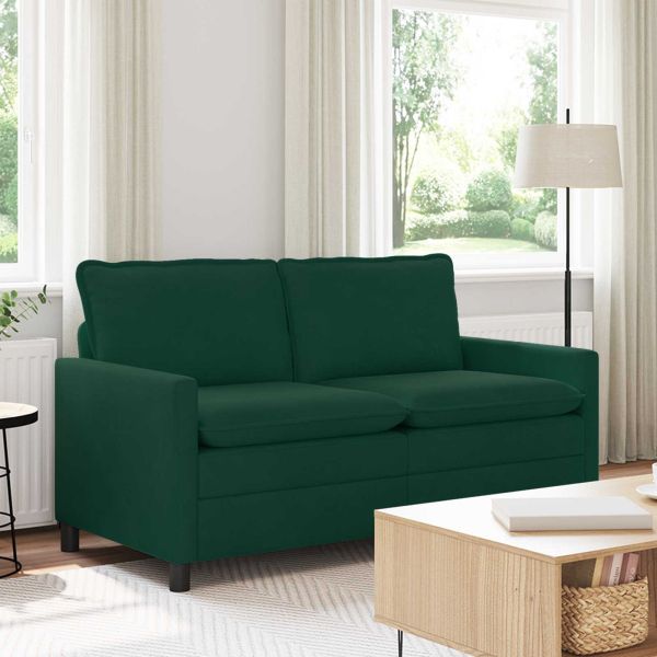 Диван Тъмнозелено 156 x 81 x 87,5 см Кадифе