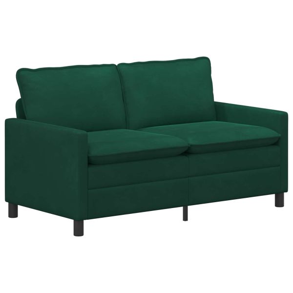 Диван Тъмнозелено 156 x 81 x 87,5 см Кадифе