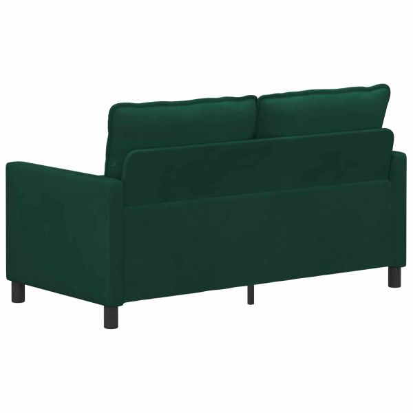 Диван Тъмнозелено 156 x 81 x 87,5 см Кадифе