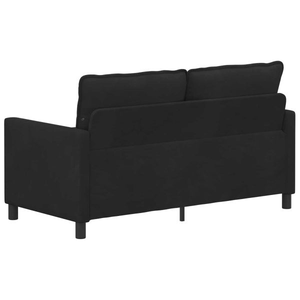 Диван Черно 156 x 81 x 87,5 см Кадифе