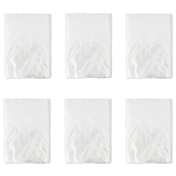 Прахова завеса 6 pcs Прозрачен 400 x 500 cm HDPE
