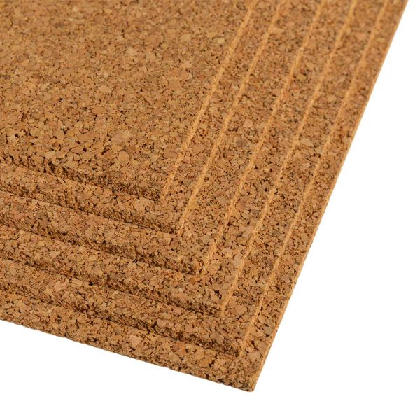 Корков лист 12 pcs 100 x 50 x 0,5 см Корк Кафяво