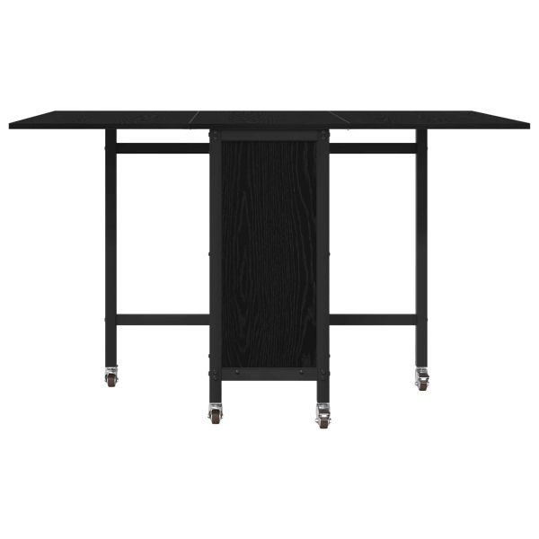 Сгъваема трапезна маса с колелца 130 x 80 x 76,5 см