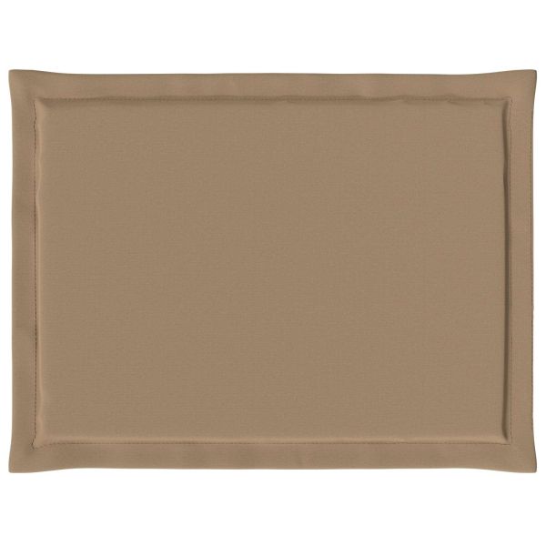 Възглавници за седалки 2 pcs Таупе 47 x 36 x 2 см Полиестер