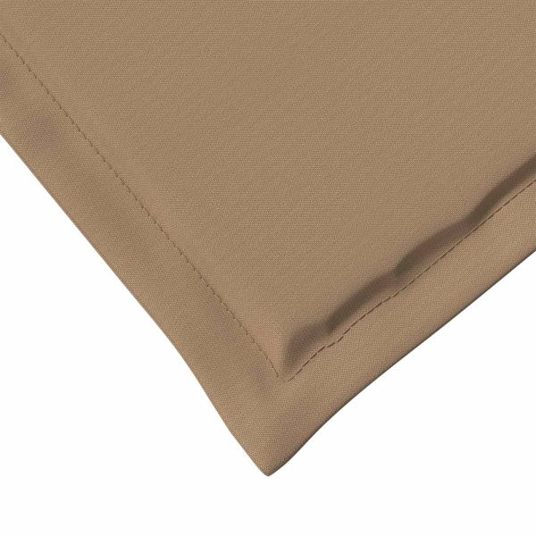 Възглавници за седалки 2 pcs Таупе 47 x 36 x 2 см Полиестер