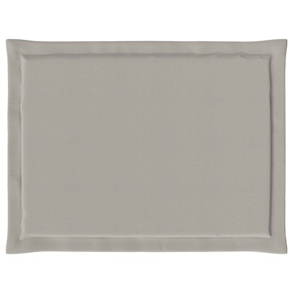 Възглавници за седалки 4 pcs Светлосиво 47 x 36 x 2 см