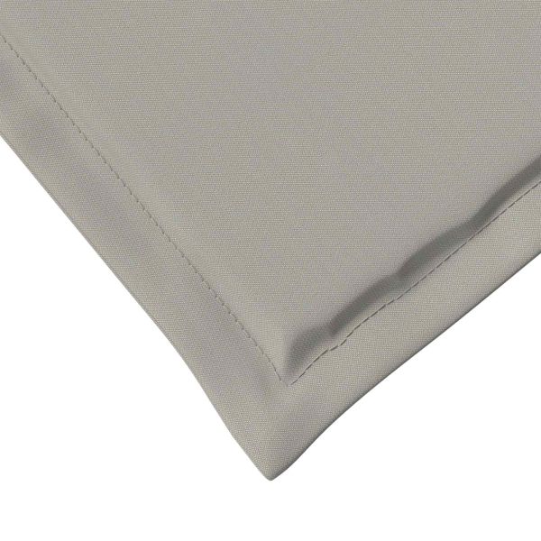 Възглавници за седалки 4 pcs Светлосиво 47 x 36 x 2 см
