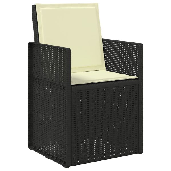 Възглавници за седалката и гърба 2 pcs Кремаво 47 x 45 x 2 см