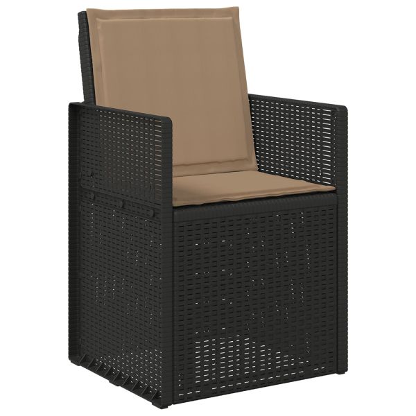 Възглавници за седалката и гърба 2 pcs Таупе 47 x 45 x 2 см