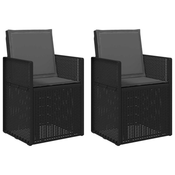 Градински Dining Столове 2 pcs Антрацит ПП