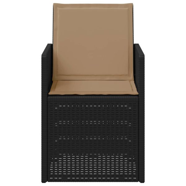 Градински Dining Столове 2 pcs Антрацит и таупе ПП