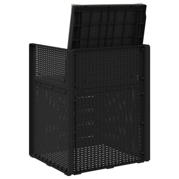 Градински Dining Столове 2 pcs Антрацит и Светлосиво ПП