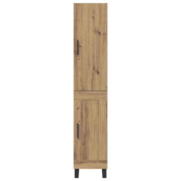 Висок шкаф Дъб 34,5 x 34 x 180 см Инженерно дърво