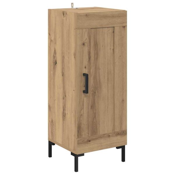 Висок шкаф Дъб 34,5 x 34 x 180 см Инженерно дърво
