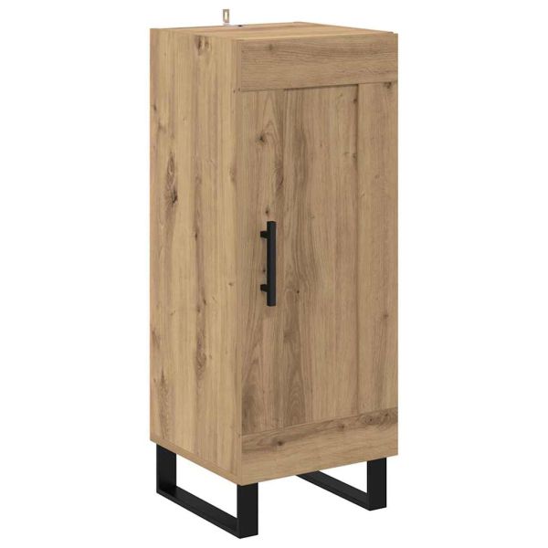 Висок шкаф Дъб 34,5 x 34 x 180 см Инженерно дърво