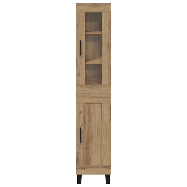 Висок шкаф Дъб 34,5 x 34 x 180 см Инженерно дърво