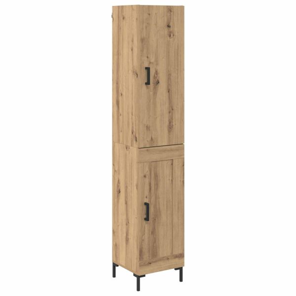 Висок шкаф Дъб 69,5 x 34 x 180 см Инженерно дърво