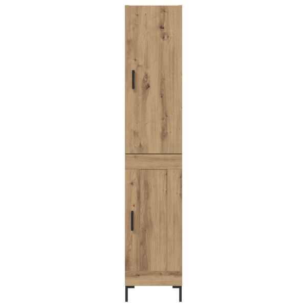 Висок шкаф Дъб 69,5 x 34 x 180 см Инженерно дърво