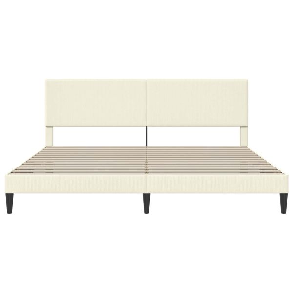Рамка за легло с таблото Кремаво 200 x 200 cm Кордюрова тъкан