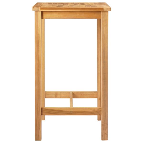 Бар маса Натурално 60 x 60 x 105 cm Солидно тиково дърво