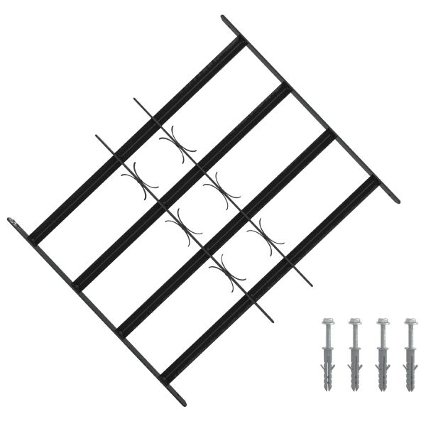 Сигурностна решетка за прозорци с 4 поперечни ленти 3 pcs