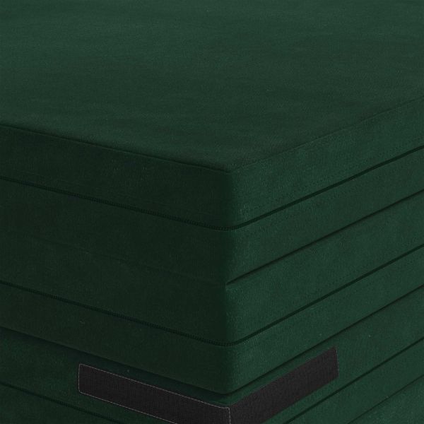 Сгъваем матрак 140 x 67 x 45 см Тъмнозелено