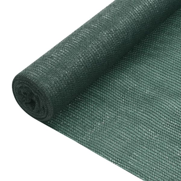 Засенчваща мрежа зелена 1x50 м HDPE 75 г/м²