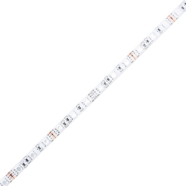 Бюро с LED осветление дъб артизан 140x55x91 см инженерно дърво