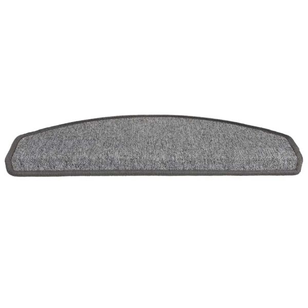 Изтривалки за стълби, 20 бр., 65x24x4 см, тъмносиви, полукръгли, големи