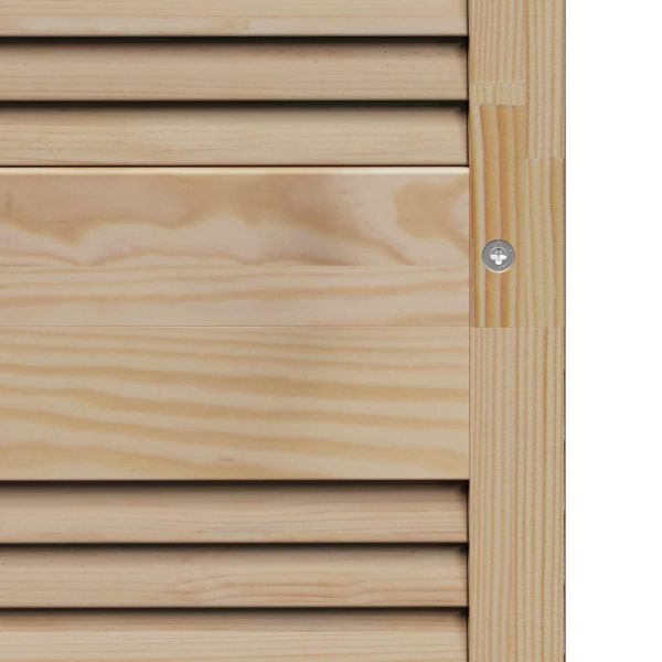 Врата за шкаф с врата 4 pcs Естествен 140,5 x 2,1 x 59,5 см