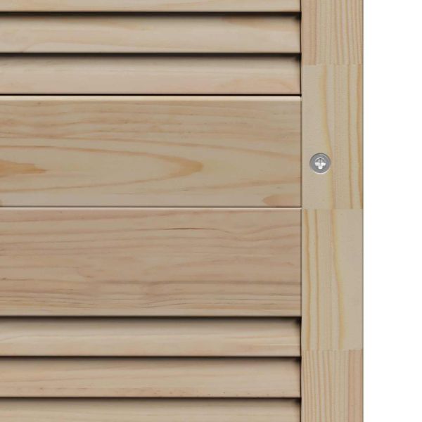 Врата за шкаф с врата 4 pcs Естествен 170 x 2,1 x 59,5 см