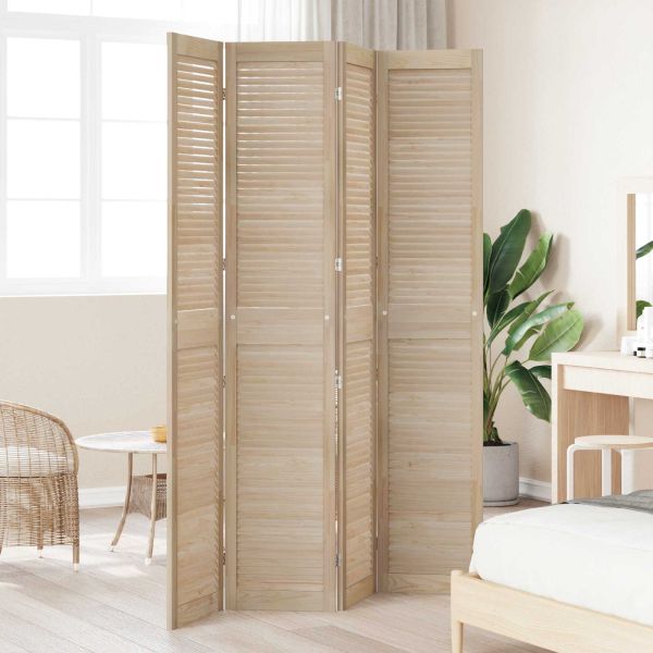 Врата за шкаф с врата 4 pcs Естествен 201 x 2,1 x 39,5 см