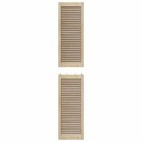 Врата за шкаф с врата 4 pcs Естествен 201 x 2,1 x 39,5 см