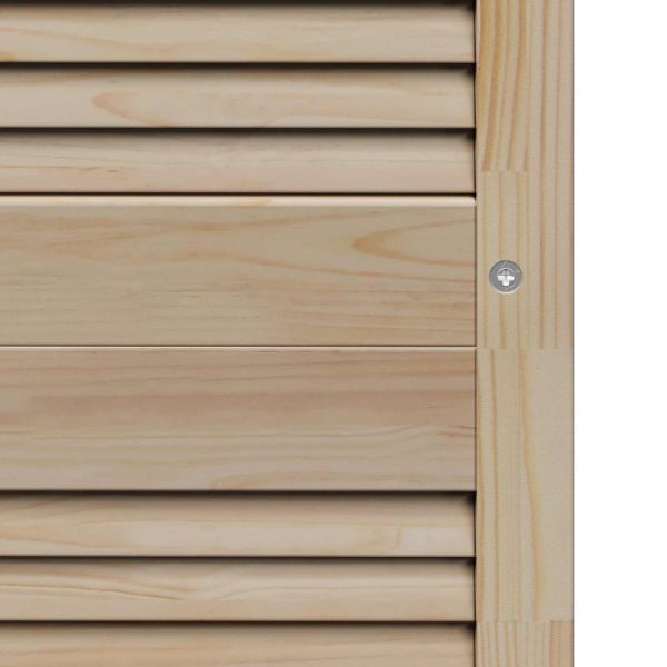 Врата за шкаф с врата 4 pcs Естествен 201 x 2,1 x 39,5 см