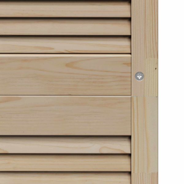 Врата за шкаф с врата 4 pcs Естествен 201 x 2,1 x 49,5 см
