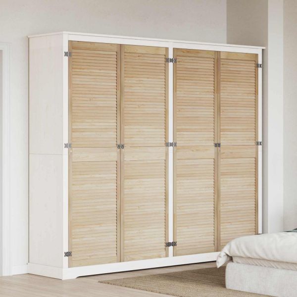 Врата за шкаф с врата 4 pcs Естествен 201 x 2,1 x 59,5 см
