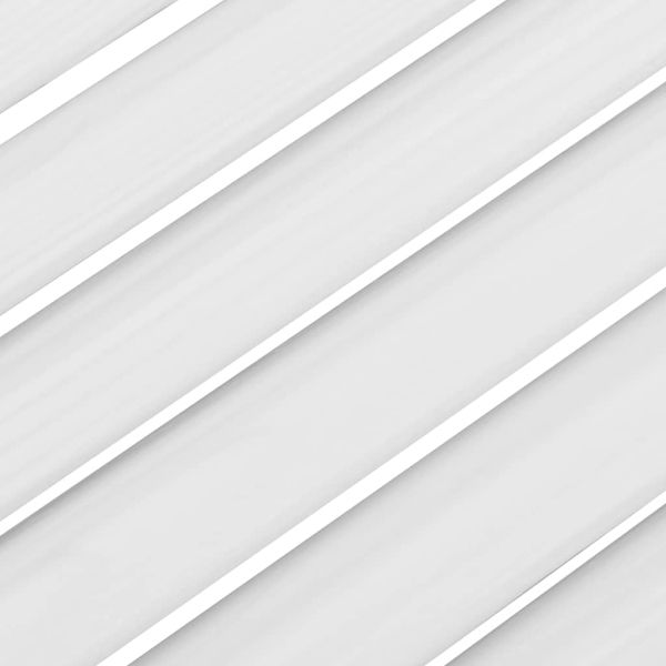Врати за шкафове Louvred Design 2 бр. бели 99x29,5 cm