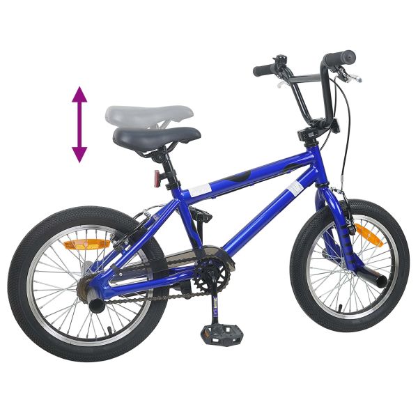 BMX Велосипед 16 инча за 5-8 години Тъмен син