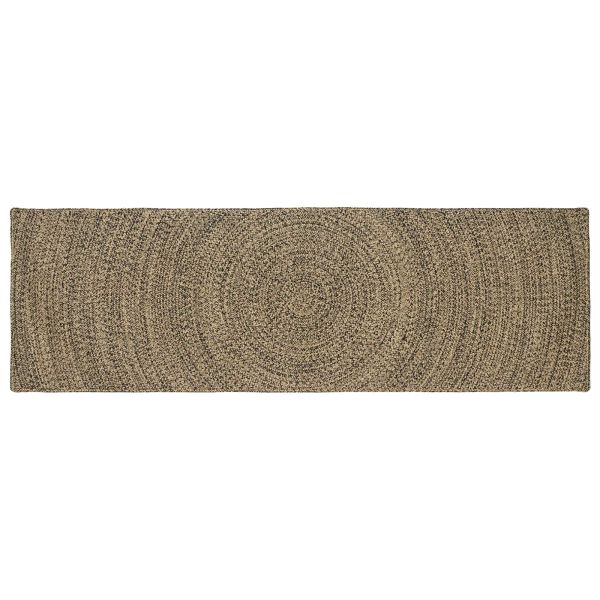 Килими за помещение Естествено и черно 80 x 200 cm юта