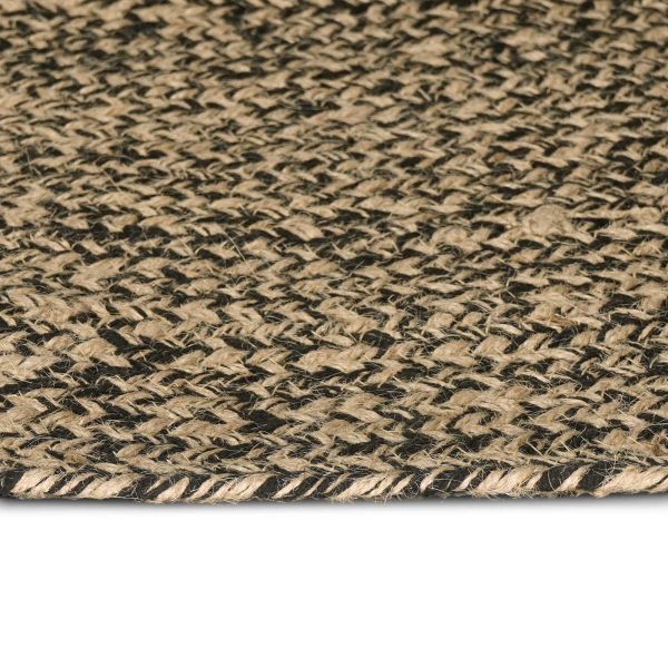 Килими за помещение Естествено и черно 80 x 300 cm юта
