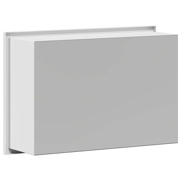 Нишата за душ Бяло 30 x 20 x 9,5 см Неръждаема стомана