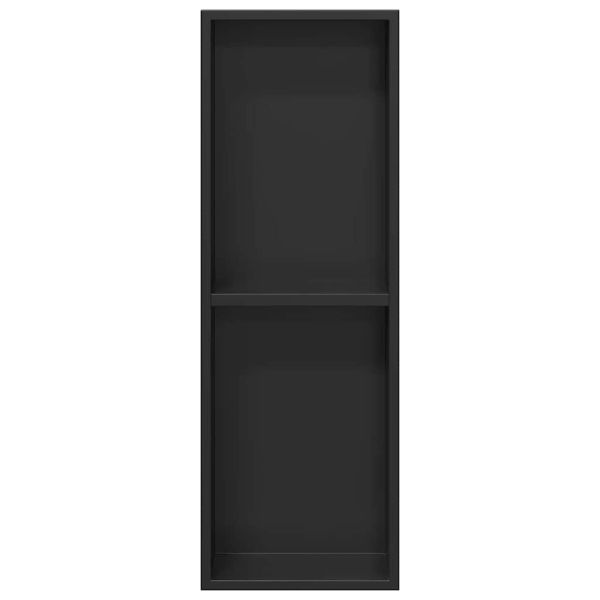 Нишата за душ Черен 60 x 20 x 9,5 см Неръждаема стомана
