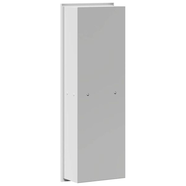 Нишата за душ Бял 60 x 20 x 9,5 см Неръждаема стомана