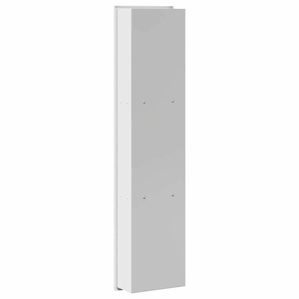 Нишата за душ Бял 90 x 20 x 9,5 см Неръждаема стомана